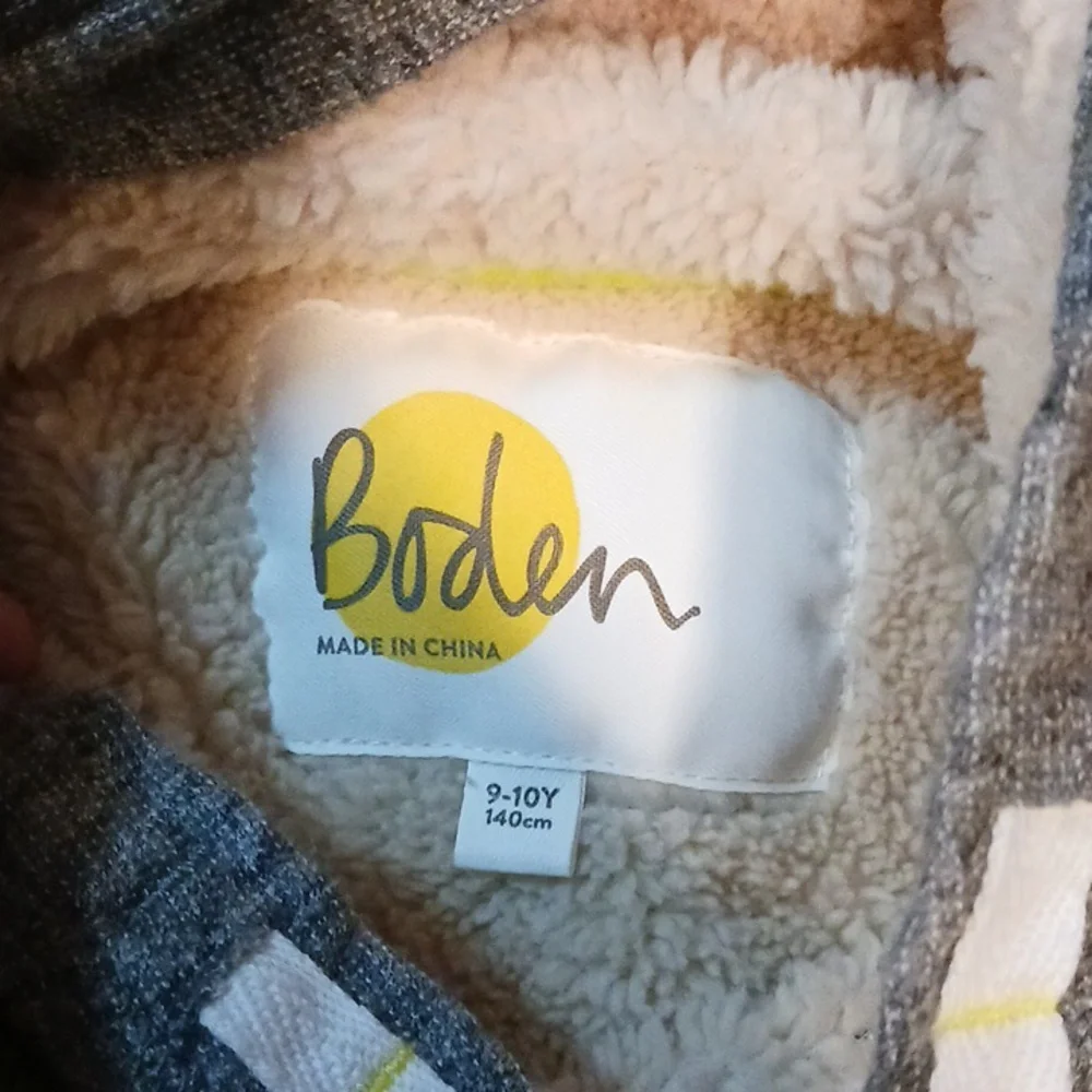 9/10 Mini Boden Blue and Green Dinosaur Hoodie - Picture 2 of 7